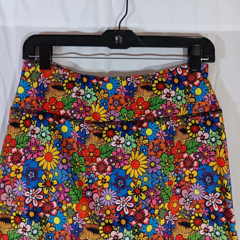 Fulbelle Womens Medium Skort Colorful Skirt Shorts Pockets Golf Tennis High Rise - Picture 3 of 12